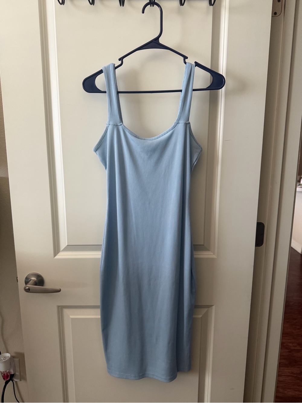 Light Blue Tank Midi Dress